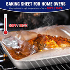 Mimorou 12 Pcs Baking Sheet Stainless Steel Cookie Sheet Small Metal Pans - Image 6