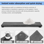 3PCS Stone Drying Tray, Water Absorbing Stone Tray - Image 4