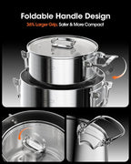 3-Ply Stainless Steel Stock Pot Set - Image 3