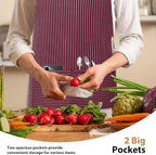 VALOME 2 Pack Kitchen Aprons, Apron - Image 5