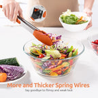 600ºF Heat Resistant Kitchen Tongs: U-Taste 12 inch Large Silicone Cooking Tong - Image 8
