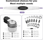 Magnetic Measuring Cups and Spoons Set, N52 Magnetic spoons Nesting Design - Image 5