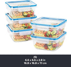 Snapware Plastic Total Solutions Food Storage Containers Set, Airtight & - Image 2