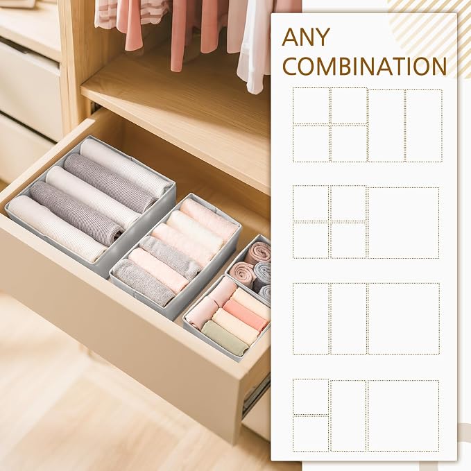 Criusia 15 Pack Drawer Organizer - Image 8