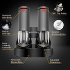 EIHO Electric Salt and Pepper Grinder Set USB Rechargeable, Upgraded External - Image 6