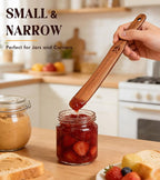 Skinny Spurtle for Sourdough Starter, Reaching Bottom of Jar, Dough Whisk - Image 5