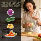 2 Pack Cheese Grater Handheld, Stainless Steel Zester Set of 2, Kitchen Flat - Image 3