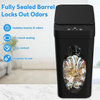 Bathroom Trash Can with Lid, KOEYLE 2 Pack 2.2 Gallon Automatic Touchless - Image 6