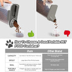 LEAWALK 5-7Lbs Cat Dog Pet Food Storage Container - Image 3