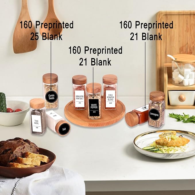 Churboro 24 Spice Jars with 547 Labels - Image 3