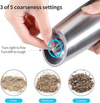 Gravity Electric Pepper and Salt Grinder Set, Adjustable Coarseness, Automatic - Image 6