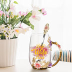 OEAGO Gifts for Wife from Husband Romantic Tea Cup Gifts for Her Birthday - Image 4
