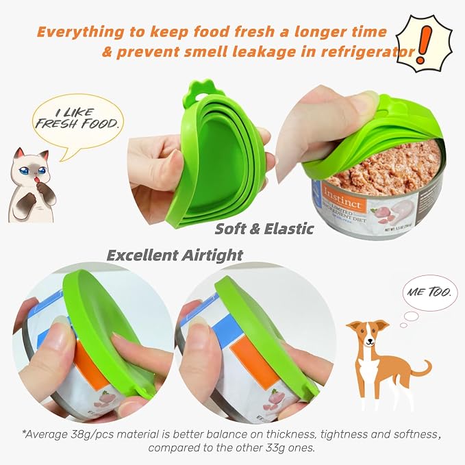 MoPawKT- Pet Food Can Covers, Silicone Can Lids - Image 4