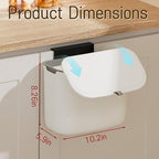 1.9 Gallon Kitchen Compost Bin Hanging Small Trash Can - Image 2