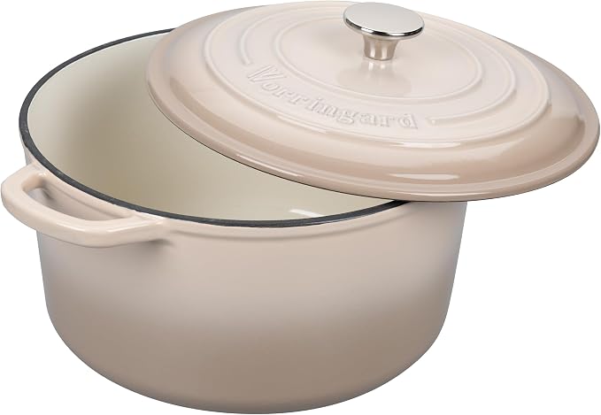 VORRINGARD Enameled Cast Iron Dutch Oven Pot - Image 5