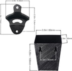 Old Fashioned Cast Iron Beer Cap Opener Wall Mounted Bottle Opener - Image 5