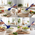 Culinary Couture Blue Silicone Kitchen Utensils Set of 6, Non-Stick - Image 5
