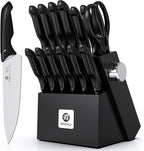 imarku 14-Piece Premium Knife Block Set, High-Carbon Stainless Steel Knives by imarku