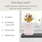 NiuYichee 2 PCS Water Absorbent diatomite Coasters, 9.5" x 4" Water Absorbing - Image 4