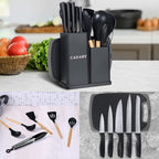 19 PCS Kitchen Cooking Utensils Set, 11 Pieces Silicone Cooking Utensils Set 6 - Image 9