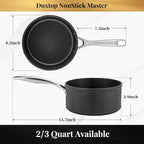 Duxtop Nonstick Master Saucepans 3 Quart Hard Anodized Sauce Pan - Image 2