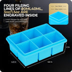 Large Ice Cube Trays for Whiskey, Silicone Ice Cube Tray, - Image 7