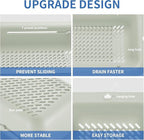LASSHSWA Collapsible Colander for Kitchen, Over the Sink Strainer Basket for - Image 4