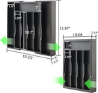 Expandable Bamboo Kitchen Drawer Organizer - Image 3
