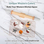 Geesta Adjustable Wood Rolling Pin - Image 7