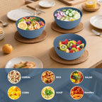 Wheat Straw Bowls for Kitchen 26 OZ - Image 7