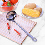 HIFIND Cooking Spoon 12.2 Inches Kitchen Stainless Steel Round Ladle, Heavy-Duty - Image 3