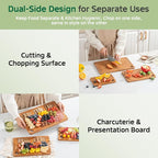 Bamboo Cutting Boards for Kitchen, Wood Cutting Board - Image 3