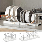 Expandable Pot and Pan Organizer Rack by Silanit