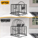 2 Pack Cutting Board Organizer and Pot Lid Holder, Kitchen Cabinet Organizer - Image 6