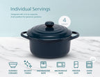 Kook Ceramic Mini Cocotte Set, Small Casserole Dishes - Image 7