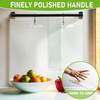 Tempered Glass Cutting Board for Kitchen, Plastic Free, Scratch Resistant - Image 2