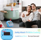 Leumoi 24 Pcs Digital Kitchen Timers Bulk Small Magnetic Timer On/Off Switch - Image 4