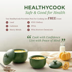 MINH LONG 1-Qt Porcelain Dutch Oven - Image 4