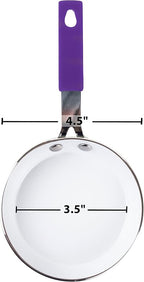 Good Living 3.5" Fast-Heating Aluminum Single-Egg Pan, Colors Vary, Non-Stick - Image 5
