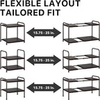 Simple Houseware Under Sink 2-Tier Heavy Duty Expandable Rack Organizer - Image 5