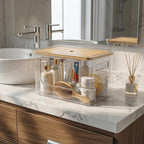 Hudgan Trash Bag Dispenser Under Sink, 2 in 1 Garbage Bag Holder Dishwasher - Image 5