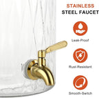 1.5 Gallon Glass Drink Dispenser - Image 5