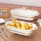 10" x 7" Ceramic Casserole Dish - Image 4