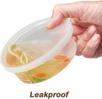 DuraHome - Deli Containers - 40 Pack Plastic Microwavable Clear Food Storage - Image 3