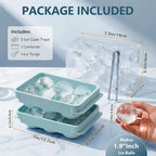 WIBIMEN Large Ice Cube Molds, Big Round Whiskey Ice Cube Trays - Image 5