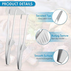 Patelai 8 Pieces Korean and Japanese BBQ Tongs Non Slip Cooking Utensils - Image 6