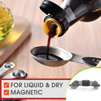 Spring Chef Stainless Steel Magnetic Measuring Spoons Set of 8 - Image 4