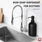 GMISUN Black Soap Dispenser, Dish/Hand Soap Dispenser - Image 4