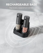 FORLIM 2-Speed ​​Electric Salt And Pepper Grinder Set, External Rotation To - Image 6