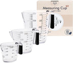 Dalup Measuring Cup Set – Clear Plastic Liquid Measuring Cups - Image 7